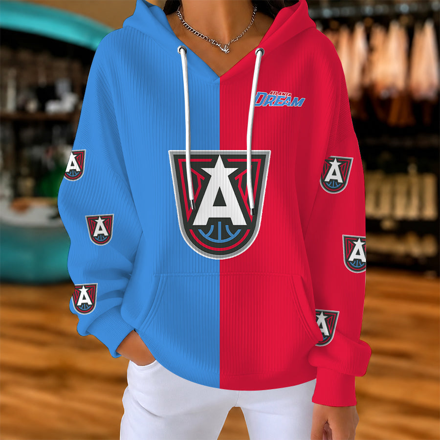 [FAN FAVORITE] NEW CUSTOMIZED WNBA01 ALD ATLANTA DREAM RIBBED HOODIE & SWEATSHIRT
