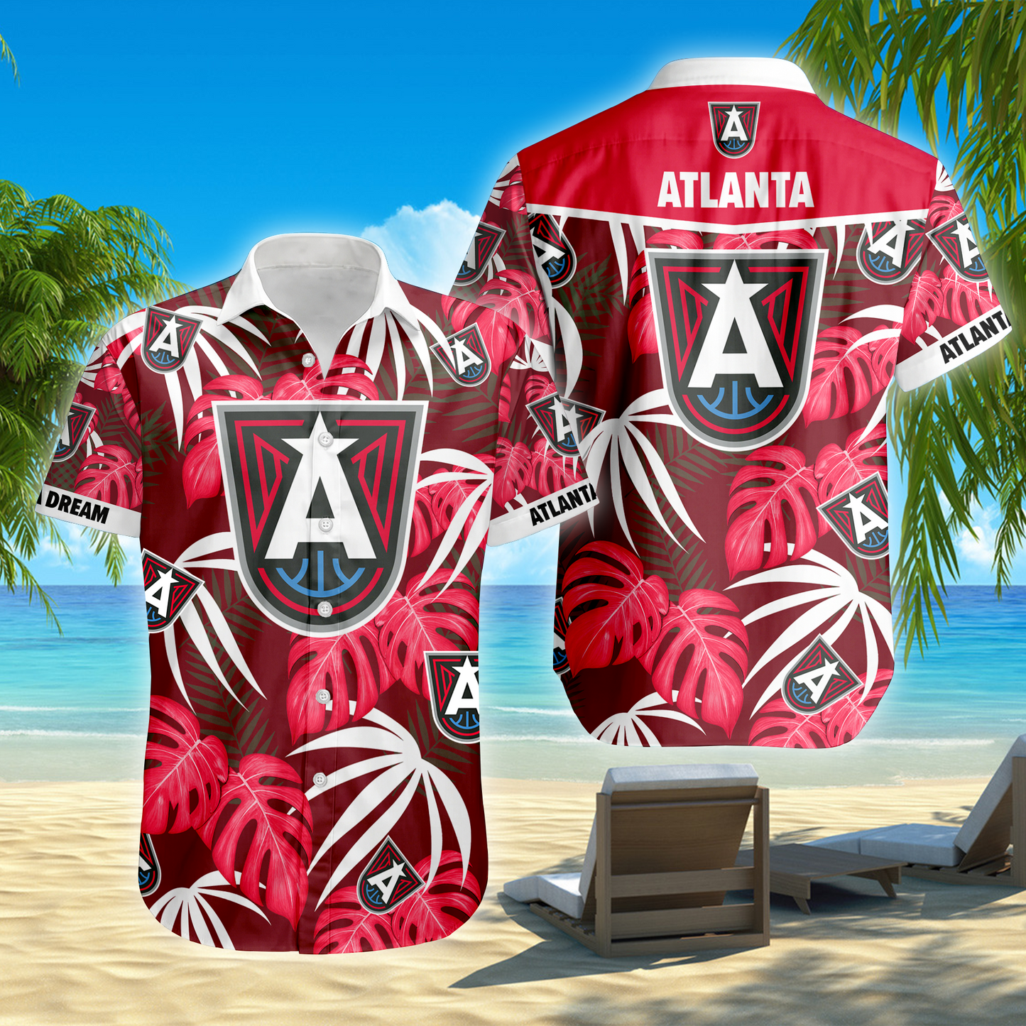 ENDING TODAY - NEW CUSTOMIZED WNBA01 ALD ATLANTA DREAM UNISEX HAWAIIAN SHIRT