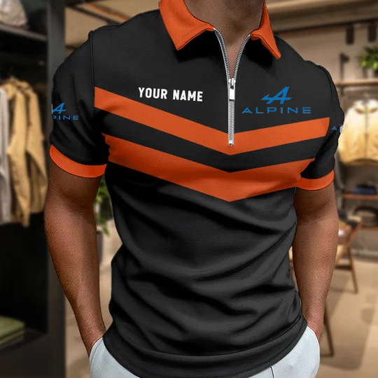 [FAN MUST-HAVE] NEW CUSTOMIZED F101 ALP ALPINE ZIP POLO SHIRT