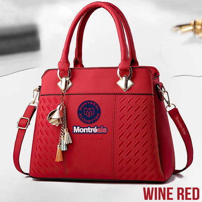 [FAN EXCLUSIVE] NEW CUSTOMIZED CFL01 MTL MONTREAL ALOUETTES MULTICOLOR HANDBAG