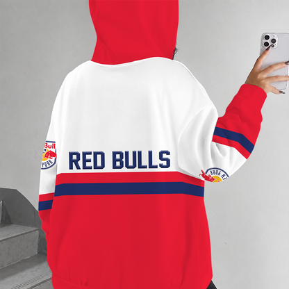 [FAN EXCLUSIVE] NEW CUSTOMIZED MLS01 NRB NEW YORK RED BULLS ZIP HOODIE