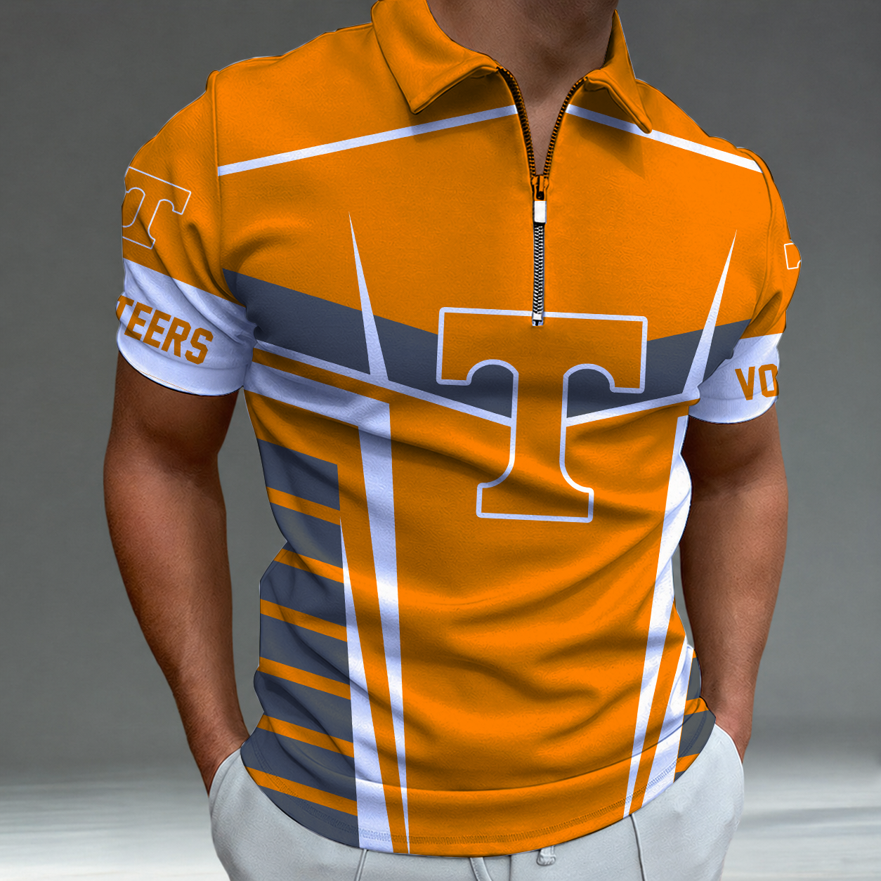 [FAN FAVORITE] NEW CUSTOMIZED NCAA FBS01 TNV TENNESSEE VOLUNTEERS POLO SHIRT