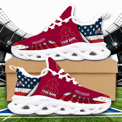 [FAN FAVORITE] NEW CUSTOMIZED NCAA CWS02 ASS ARIZONA STATE SUN DEVILS UNISEX CLUNKY SNEAKERS