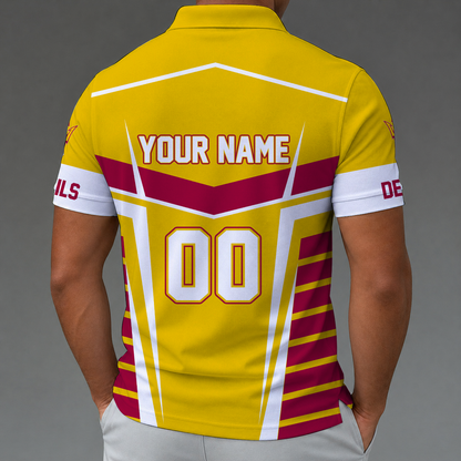 [FAN FAVORITE] NEW CUSTOMIZED NCAA CWS02 ASS ARIZONA STATE SUN DEVILS POLO SHIRT