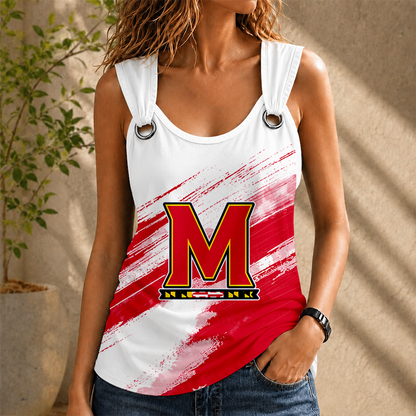 [FAN FAVORITE] NEW CUSTOMIZED NCAA CFH02 MLT MARYLAND TERRAPINS O-RING SHOULDER TANK TOP