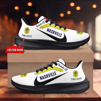 [FAN EXCLUSIVE] NEW CUSTOMIZED MLS02 NSC NASHVILLE SC ROAD RUNNING SHOES