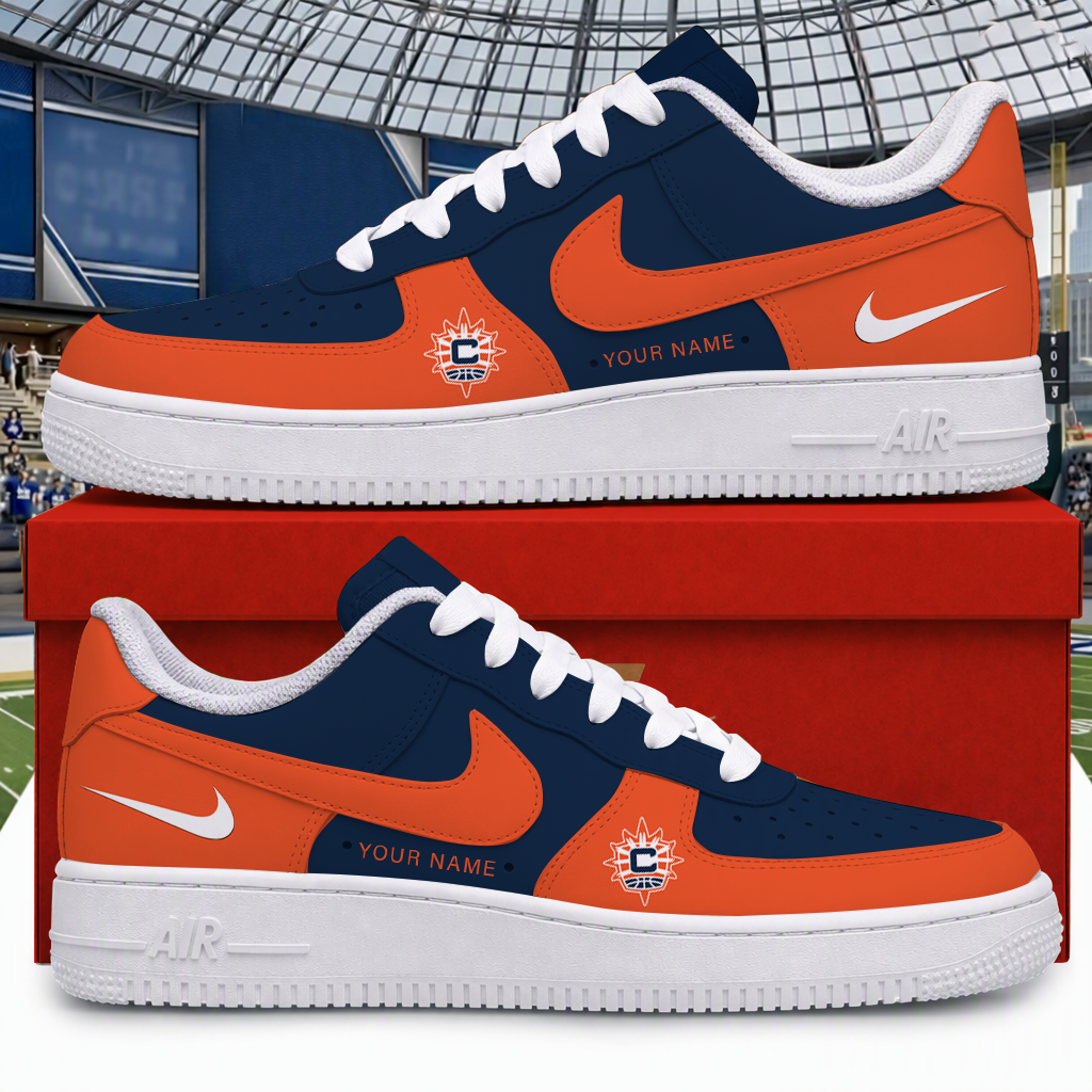 [FAN FAVORITE] NEW CUSTOMIZED WNBA03 CTS CONNECTICUT SUN AF1 SNEAKERS