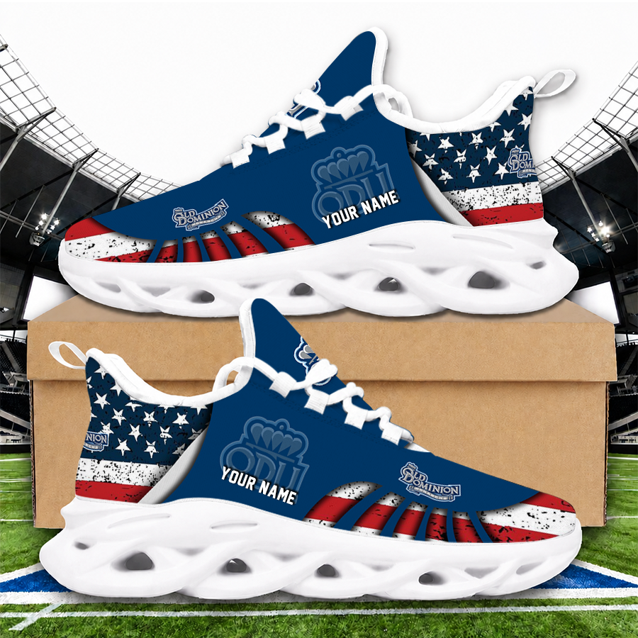 [FAN FAVORITE] NEW CUSTOMIZED NCAA CFH03 ODM OLD DOMINION MONARCHS UNISEX CLUNKY SNEAKERS