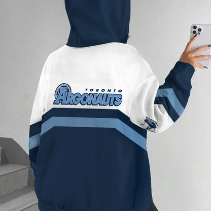 [FAN EXCLUSIVE] NEW CUSTOMIZED CFL03 TOR TORONTO ARGONAUTS HOODIE & ZIP HOODIE