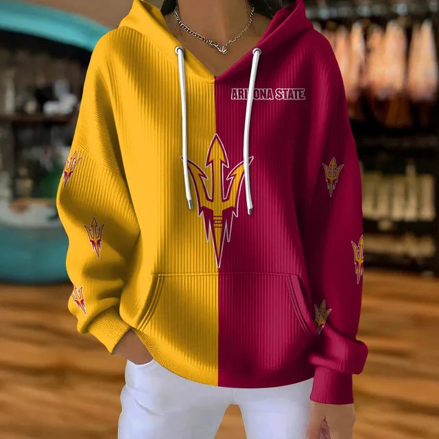 [FAN FAVORITE] NEW CUSTOMIZED NCAA FBS04 ASS ARIZONA STATE SUN DEVILS RIBBED HOODIE & SWEATSHIRT