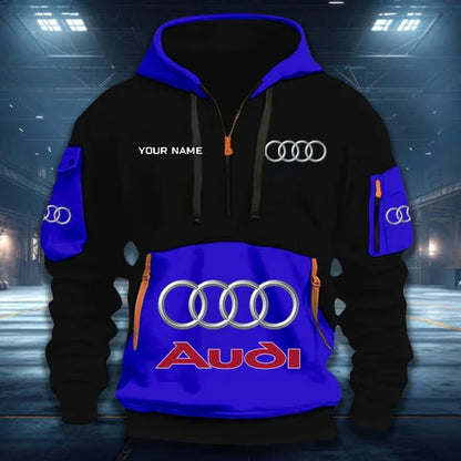 [FAN MUST-HAVE] NEW CUSTOMIZED F104 AUD AUDI QUARTER ZIP HOODIE