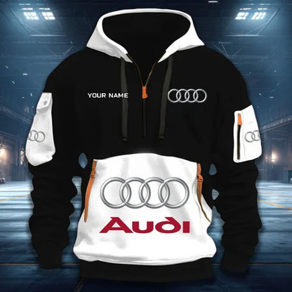 [FAN MUST-HAVE] NEW CUSTOMIZED F104 AUD AUDI QUARTER ZIP HOODIE