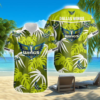 ENDING TODAY - NEW CUSTOMIZED WNBA04 DLW DALLAS WINGS UNISEX HAWAIIAN SHIRT