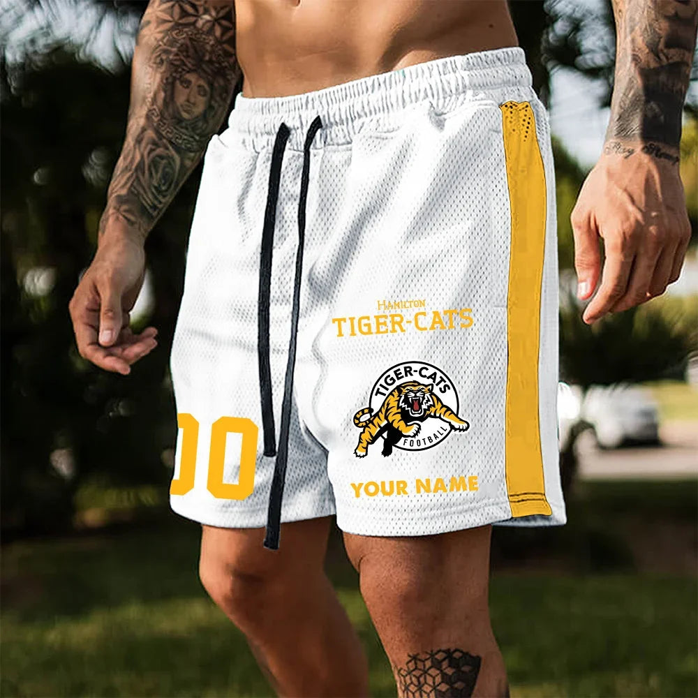 [FAN EXCLUSIVE] NEW CUSTOMIZED CFL04 HAM HAMILTON TIGER-CATS SHORT PANTS