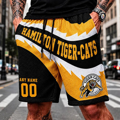 [FAN EXCLUSIVE] NEW CUSTOMIZED CFL04 HAM HAMILTON TIGER-CATS SHORT PANTS