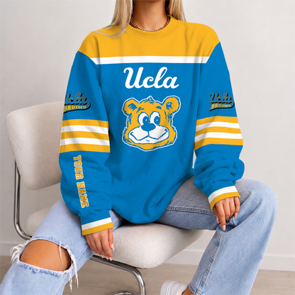 [FAN FAVORITE] NEW CUSTOMIZED NCAA MAM04 UCB UCLA BRUINS STRAPPY UNISEX SWEATSHIRT
