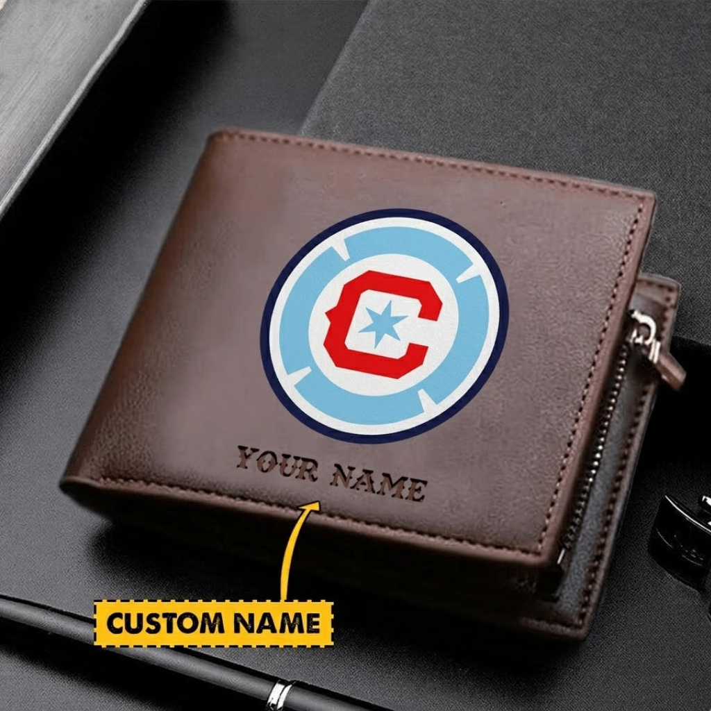 POPULAR NOW - NEW CUSTOMIZED MLS04 CCF CCG FIRE FC LEATHER WALLET