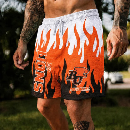 [FAN EXCLUSIVE] NEW CUSTOMIZED CFL05 BCL BC LIONS SHORT PANTS