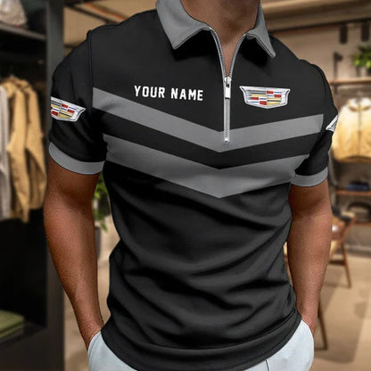 [FAN MUST-HAVE] NEW CUSTOMIZEDF105 CAD CADILLAC ZIP POLO SHIRT