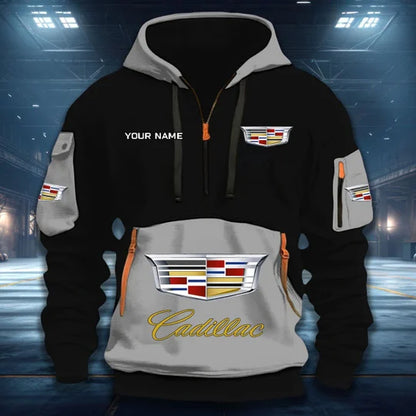 [FAN MUST-HAVE] NEW CUSTOMIZED F105 CAD CADILLAC QUARTER ZIP HOODIE