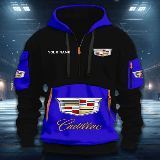[FAN MUST-HAVE] NEW CUSTOMIZED F105 CAD CADILLAC QUARTER ZIP HOODIE
