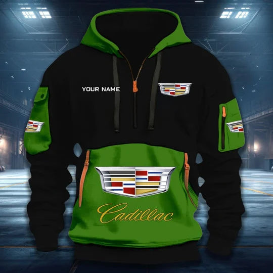[FAN MUST-HAVE] NEW CUSTOMIZED F105 CAD CADILLAC QUARTER ZIP HOODIE