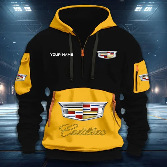 [FAN MUST-HAVE] NEW CUSTOMIZED F105 CAD CADILLAC QUARTER ZIP HOODIE
