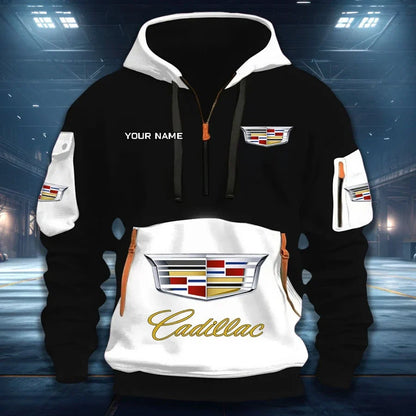 [FAN MUST-HAVE] NEW CUSTOMIZED F105 CAD CADILLAC QUARTER ZIP HOODIE
