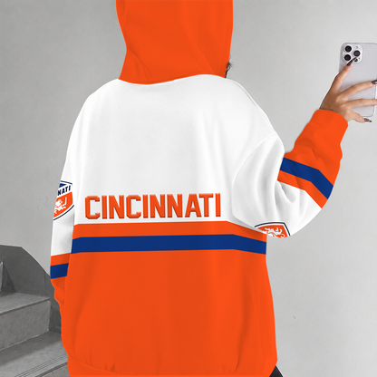 [FAN EXCLUSIVE] NEW CUSTOMIZED MLS05 FCC FC CINCINNATI ZIP HOODIE