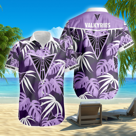 ENDING TODAY - NEW CUSTOMIZED WNBA05 GSV GOLDEN STATE VALKYRIES UNISEX HAWAIIAN SHIRT