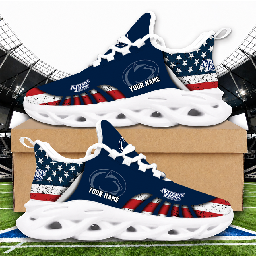 [FAN FAVORITE] NEW CUSTOMIZED NCAA CFH05 PNL PENN STATE NITTANY LIONS UNISEX CLUNKY SNEAKERS