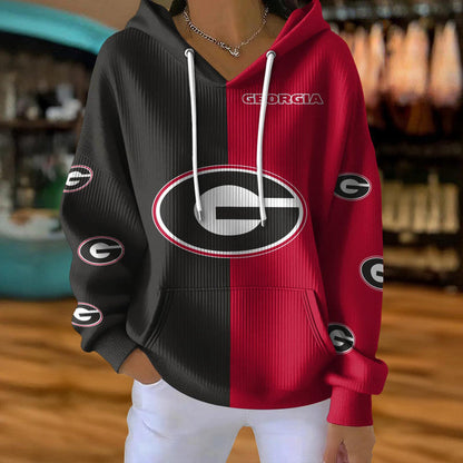 [FAN FAVORITE] NEW CUSTOMIZED NCAA FBS06 GEB GEORGIA BULLDOGS RIBBED HOODIE & SWEATSHIRT