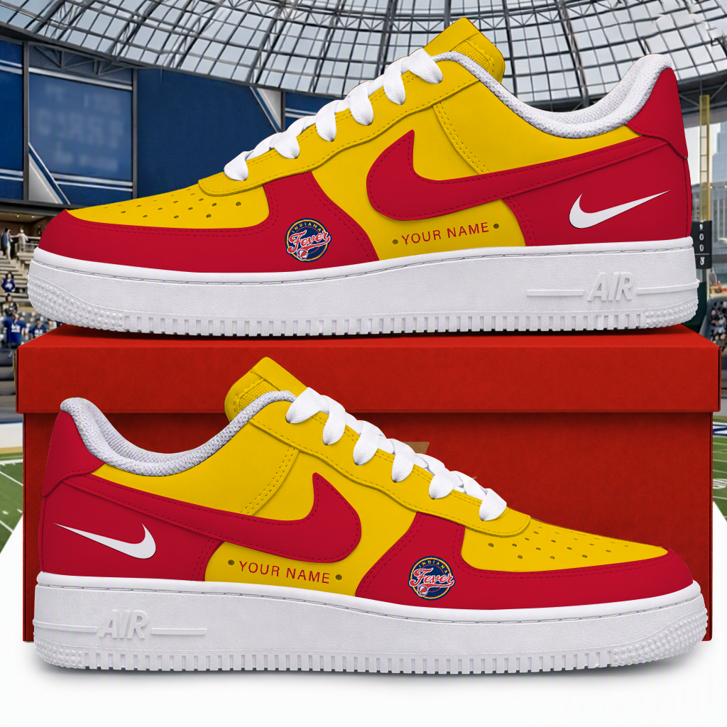 [FAN FAVORITE] NEW CUSTOMIZED WNBA06 IDF INDIANA FEVER AF1 SNEAKERS