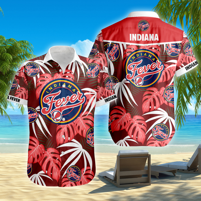 ENDING TODAY - NEW CUSTOMIZED WNBA06 IDF INDIANA FEVER UNISEX HAWAIIAN SHIRT