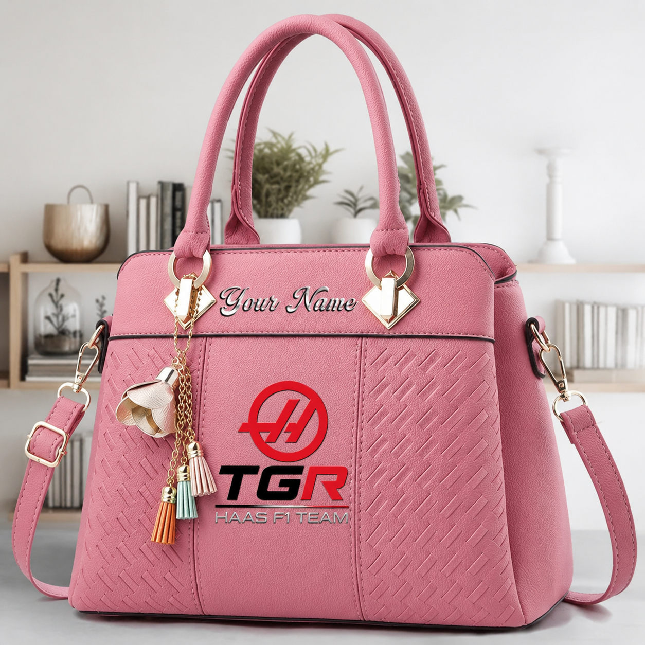 [FAN MUST-HAVE] NEW CUSTOMIZED F107 HAS HAAS MULTICOLOR HANDBAG
