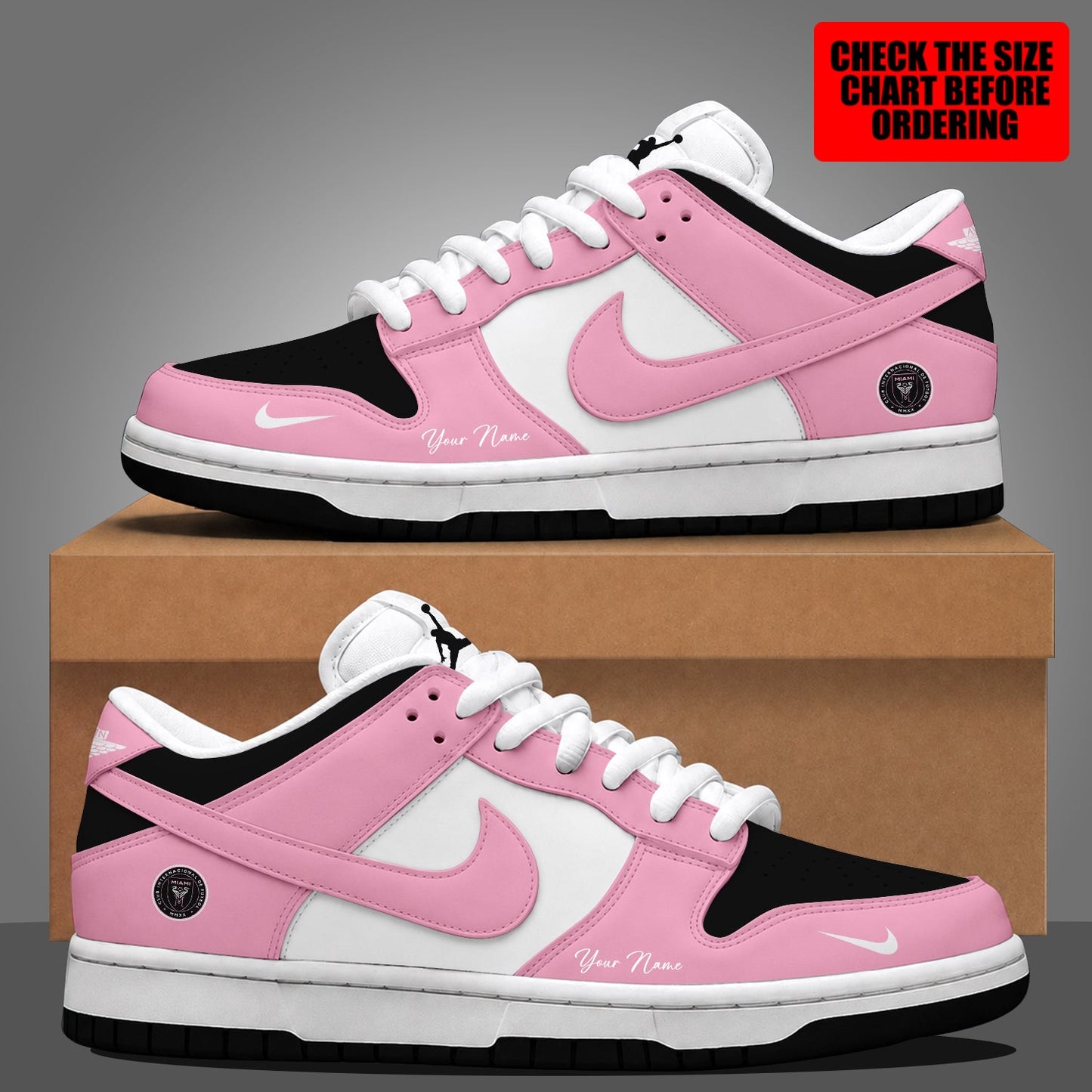 [FAN EXCLUSIVE] NEW CUSTOMIZED MLS07 IMC INTER MIAMI CF DUNK LOW SHOES