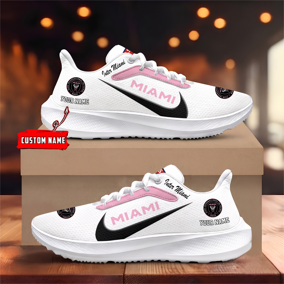 [FAN EXCLUSIVE] NEW CUSTOMIZED MLS07 IMC INTER MIAMI CF ROAD RUNNING SHOES