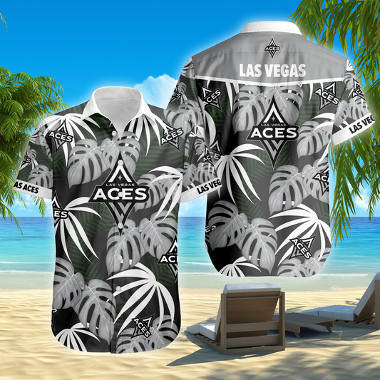 ENDING TODAY - NEW CUSTOMIZED WNBA07 LVA LAS VEGAS ACES UNISEX HAWAIIAN SHIRT