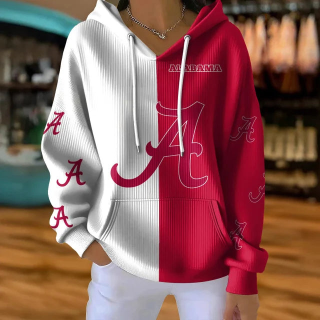 [FAN FAVORITE] NEW CUSTOMIZED NCAA FBS08 ABC ALABAMA CRIMSON TIDE RIBBED HOODIE & SWEATSHIRT