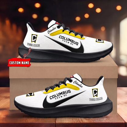 [FAN EXCLUSIVE] NEW CUSTOMIZED MLS08 CLC COLUMBUS CREW ROAD RUNNING SHOES