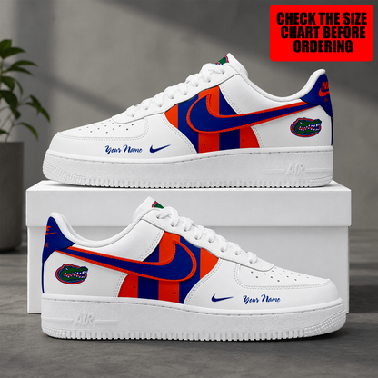 [FAN FAVORITE] NEW CUSTOMIZED NCAA CWS08 FLG FLORIDA GATORS AF1 SHOES