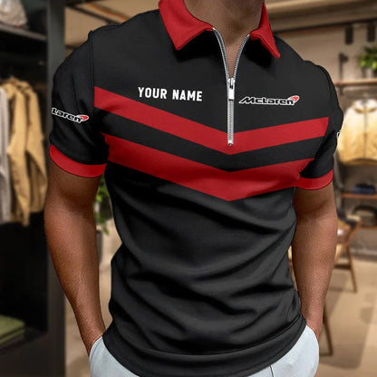 [FAN MUST-HAVE] NEW CUSTOMIZED F108 MCL LAREN ZIP POLO SHIRT