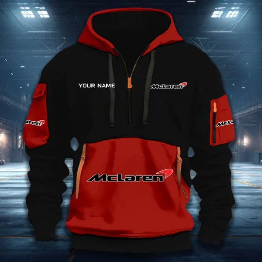 [FAN MUST-HAVE] NEW CUSTOMIZED F108 MCL MCLAREN QUARTER ZIP HOODIE