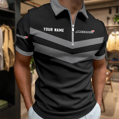 [FAN MUST-HAVE] NEW CUSTOMIZED F108 MCL LAREN ZIP POLO SHIRT
