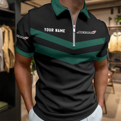 [FAN MUST-HAVE] NEW CUSTOMIZED F108 MCL LAREN ZIP POLO SHIRT