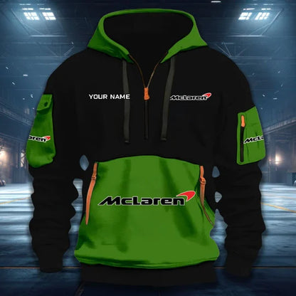 [FAN MUST-HAVE] NEW CUSTOMIZED F108 MCL MCLAREN QUARTER ZIP HOODIE