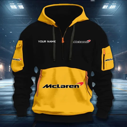[FAN MUST-HAVE] NEW CUSTOMIZED F108 MCL MCLAREN QUARTER ZIP HOODIE