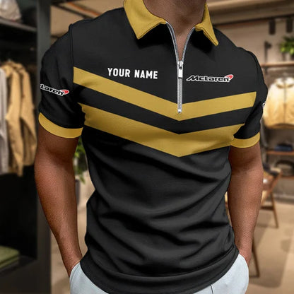 [FAN MUST-HAVE] NEW CUSTOMIZED F108 MCL LAREN ZIP POLO SHIRT