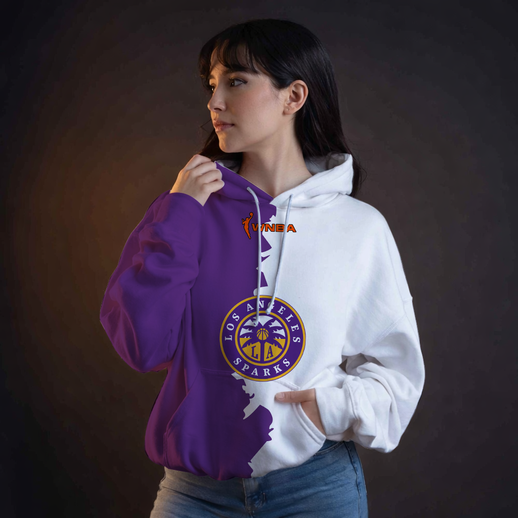 LIMITED EDITION - NEW CUSTOMIZED WNBA08 LAS LA SPARKS HOODIE, T-SHIRT, ZIP HOODIE, SWEASHIRT & POLO