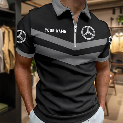 [FAN MUST-HAVE] NEW CUSTOMIZED F109 MER MERCEDES ZIP POLO SHIRT